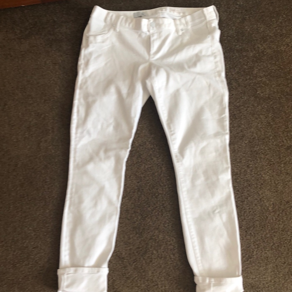 Gap Maternity White Jeans 30L